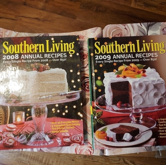 Southern living cookbooks 2008 and 2009 annual recipes - Picture 1 of 16